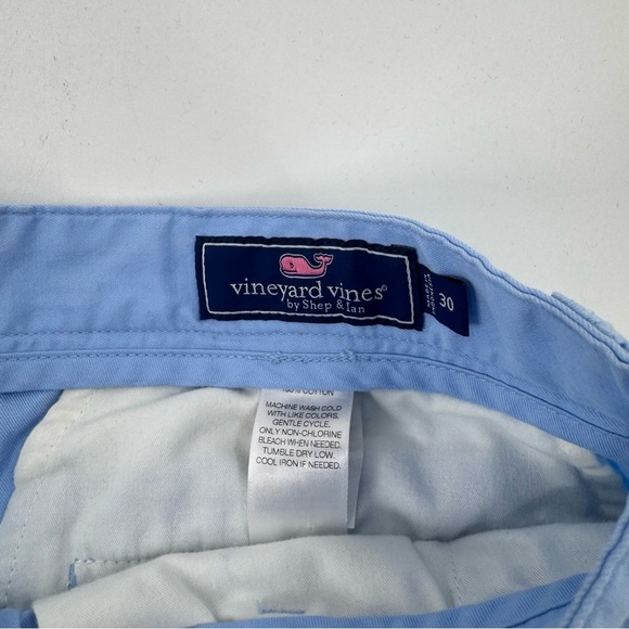 Vineyard Vines Blue Flat Front Shorts - Picture 5 of 8